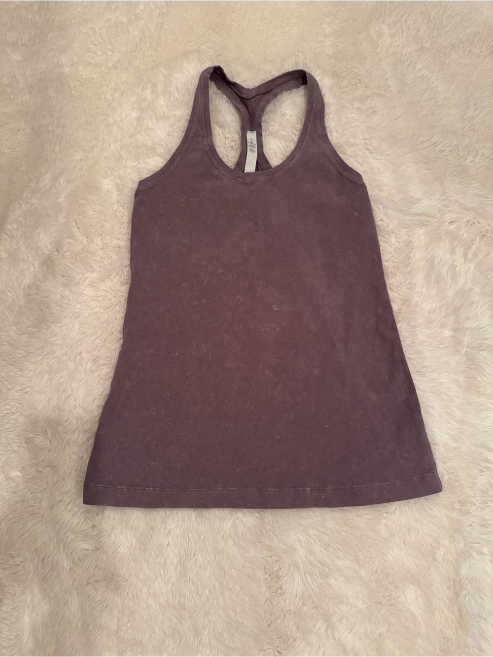 Lululemon Cool Racerback Tank Top - Washed Purple/Mauve (Size 8)